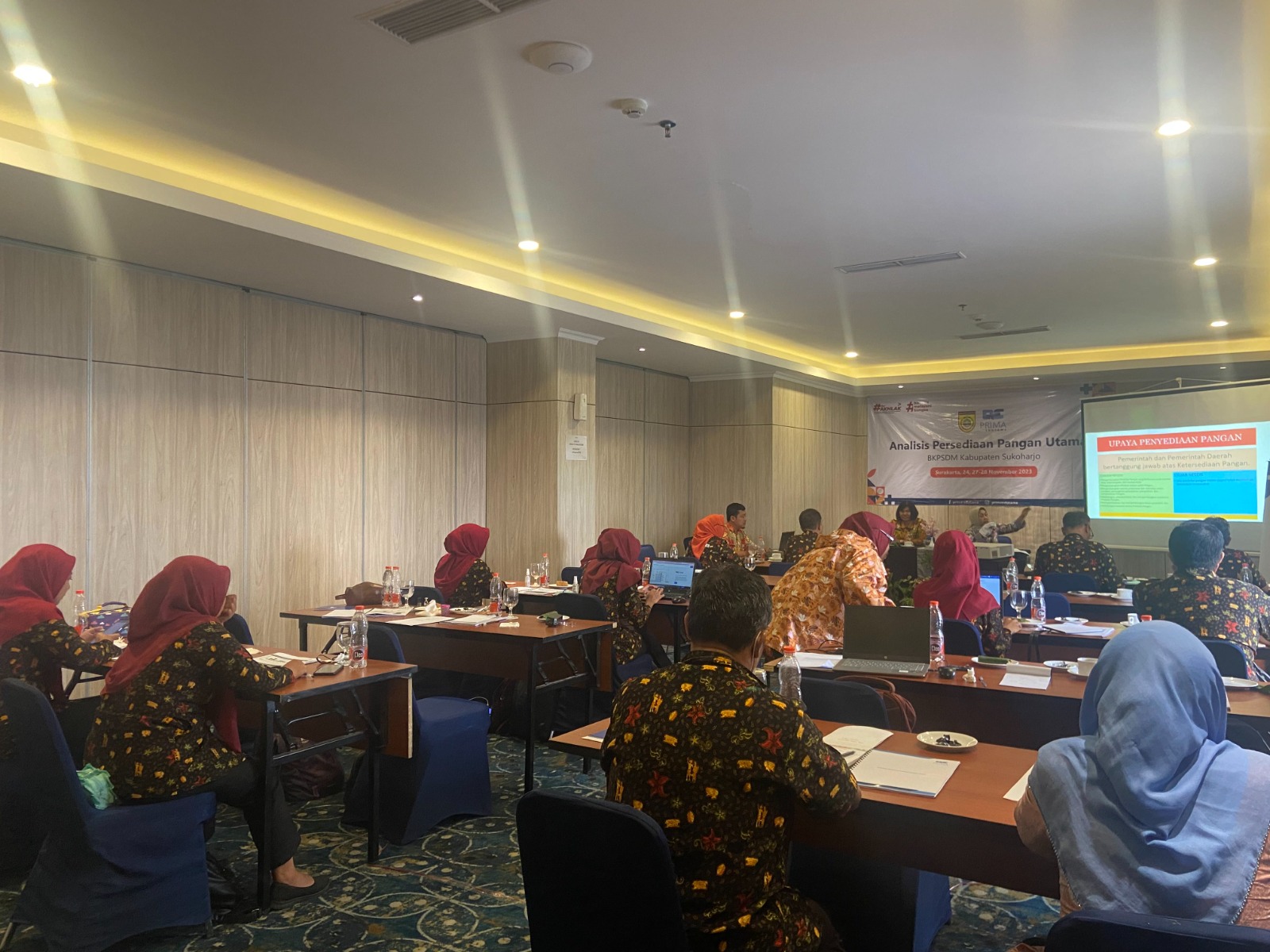 Pelatihan Analisis Persediaan Pangan Utama – BKPSDM Kabupaten Sukoharjo